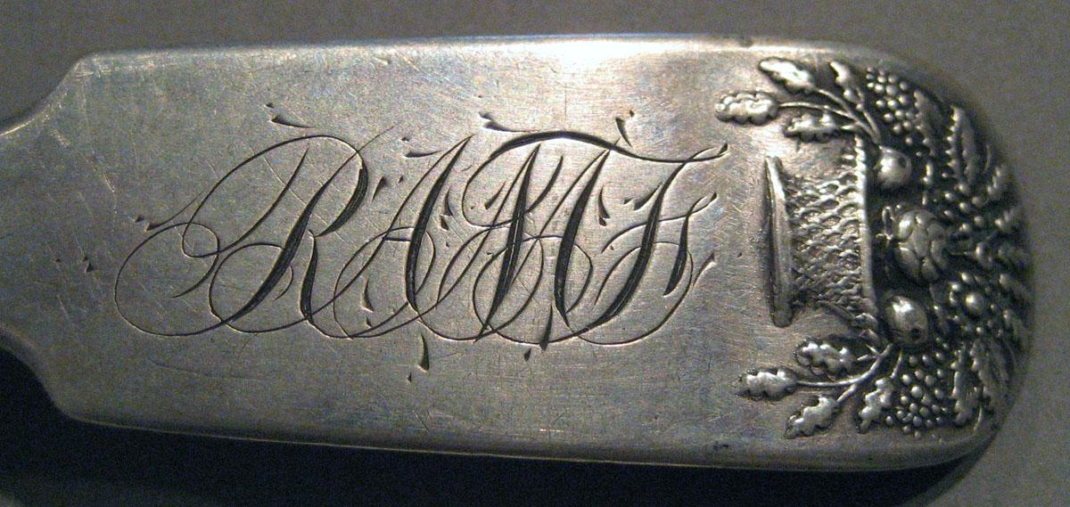 1998.0004.226 Silver Spoon engraving