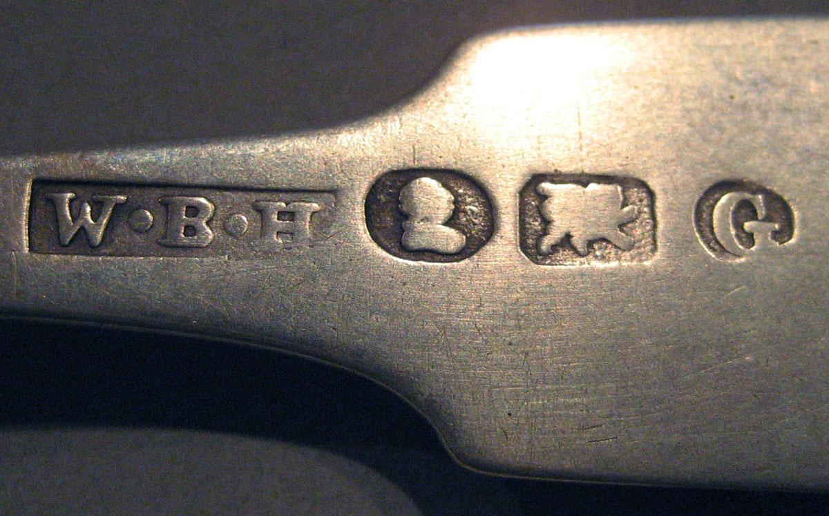 1998.0004.226 Silver Spoon marks
