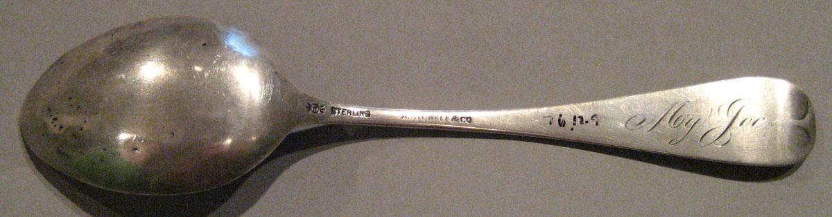 1998.0004.229 Silver Spoon underside