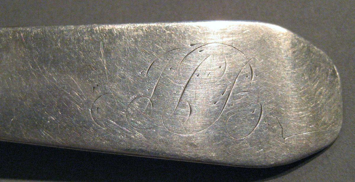 1998.0004.230 Silver Spoon engraving