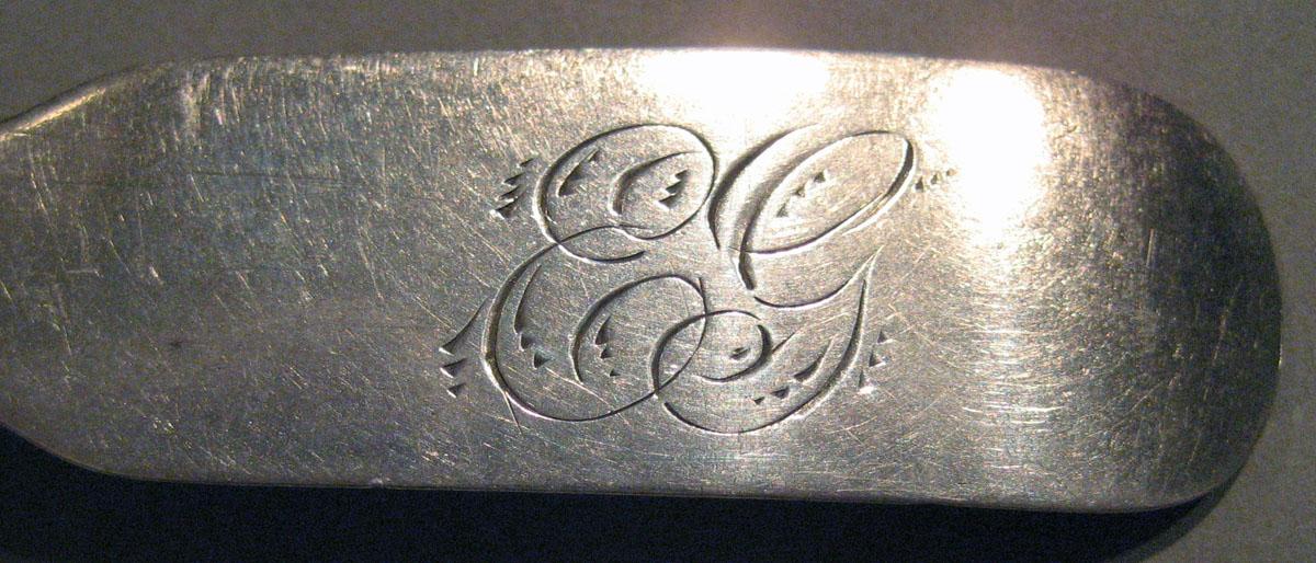 1998.0004.231 Silver Spoon engraving