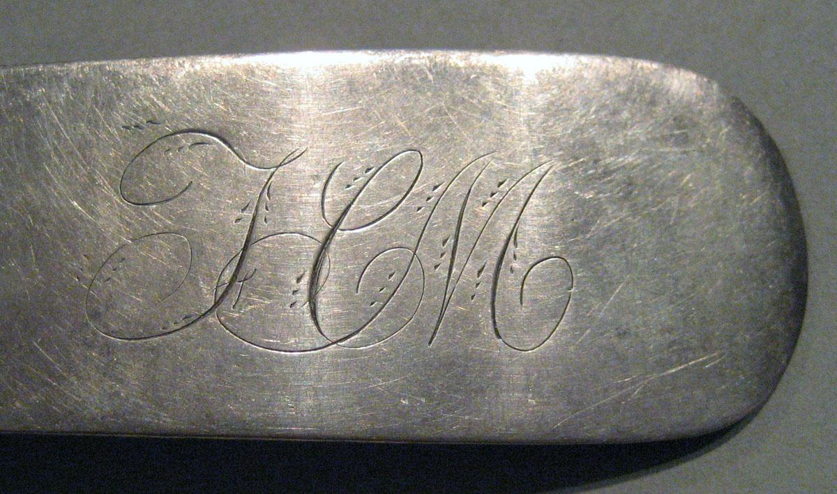 1998.0004.232 Silver Spoon engraving