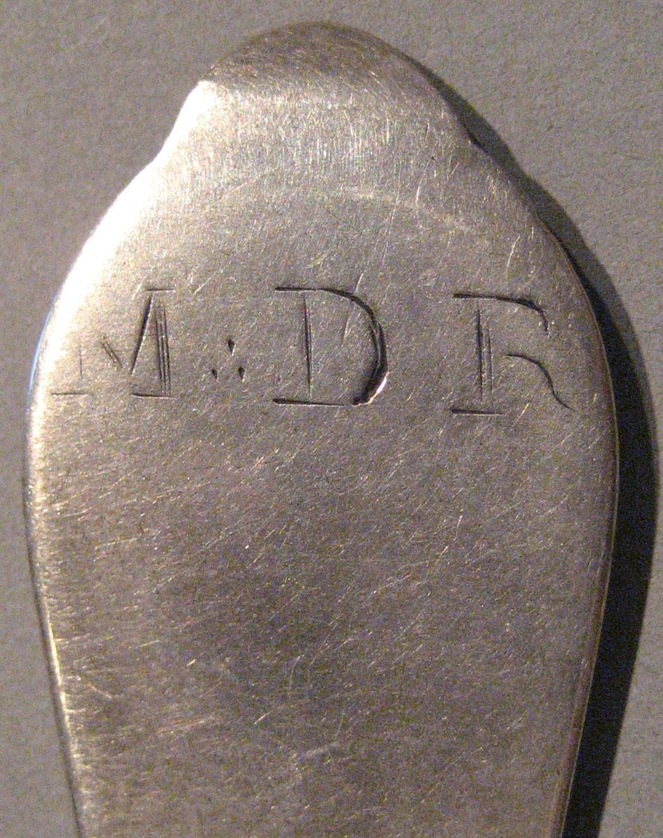 1998.0004.233 Silver Spoon engraving