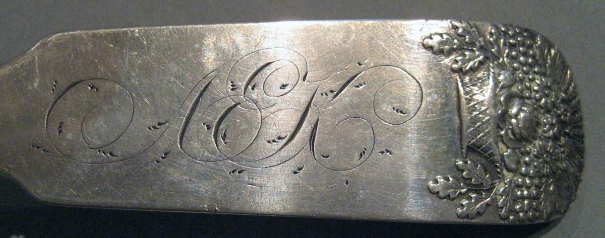 1998.0004.238 Silver Spoon engraving