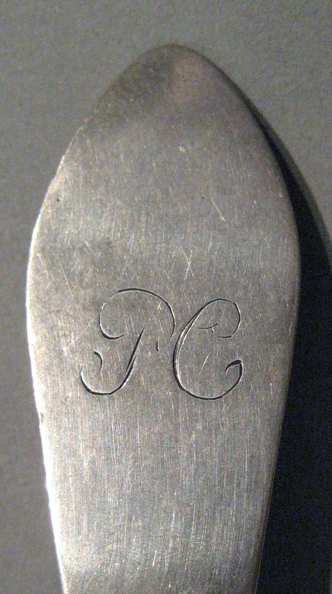 1998.0004.239 Silver Spoon engraving