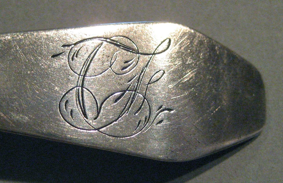 1998.0004.241.001 Silver Spoon engraving