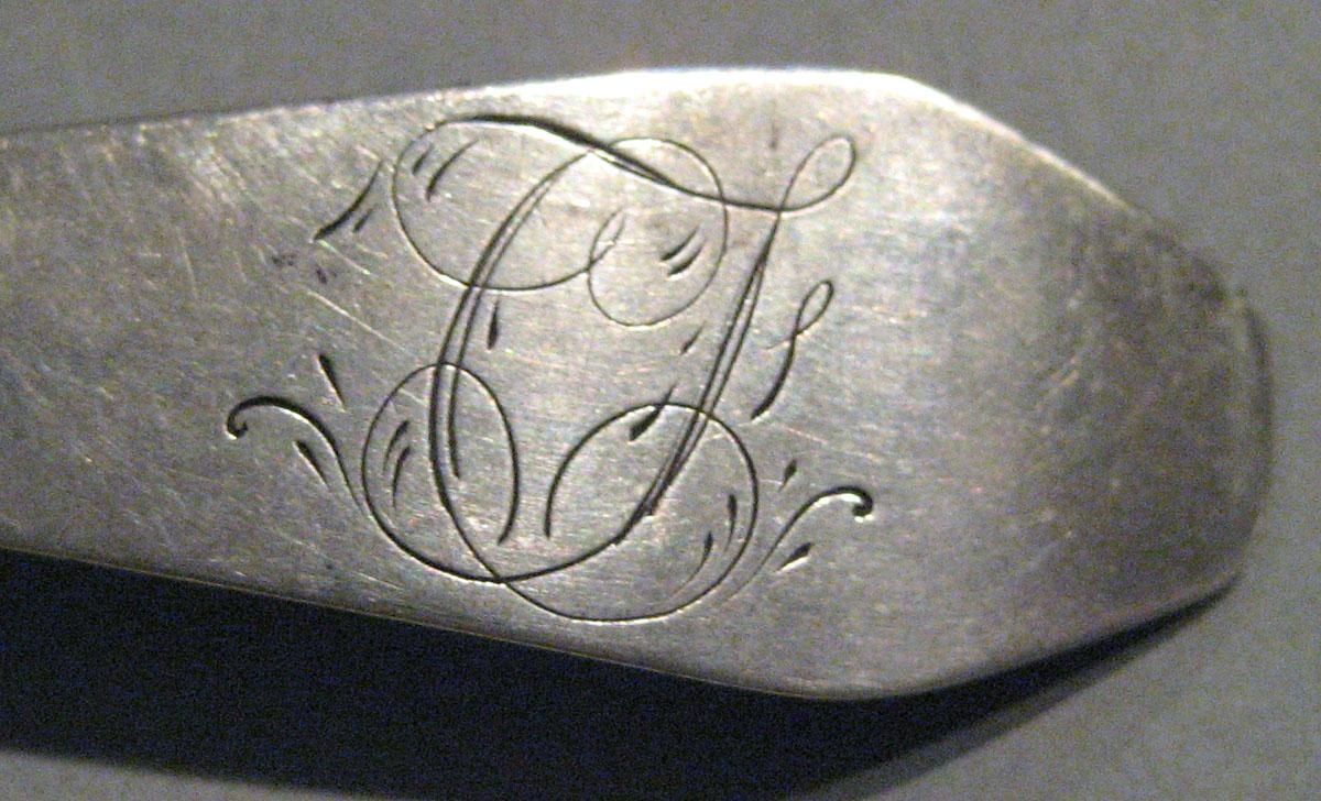 1998.0004.241.002 Silver Spoon engraving