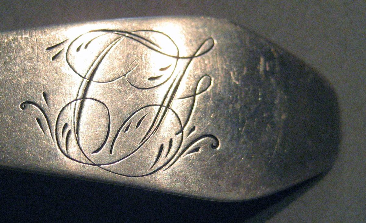 1998.0004.241.004 Silver Spoon engraving