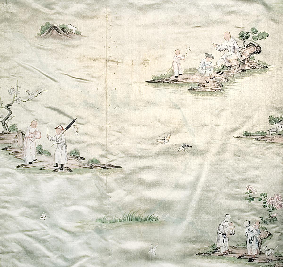 1958.0604 A Window Hanging, Side Curtain, Pattern Detail #3