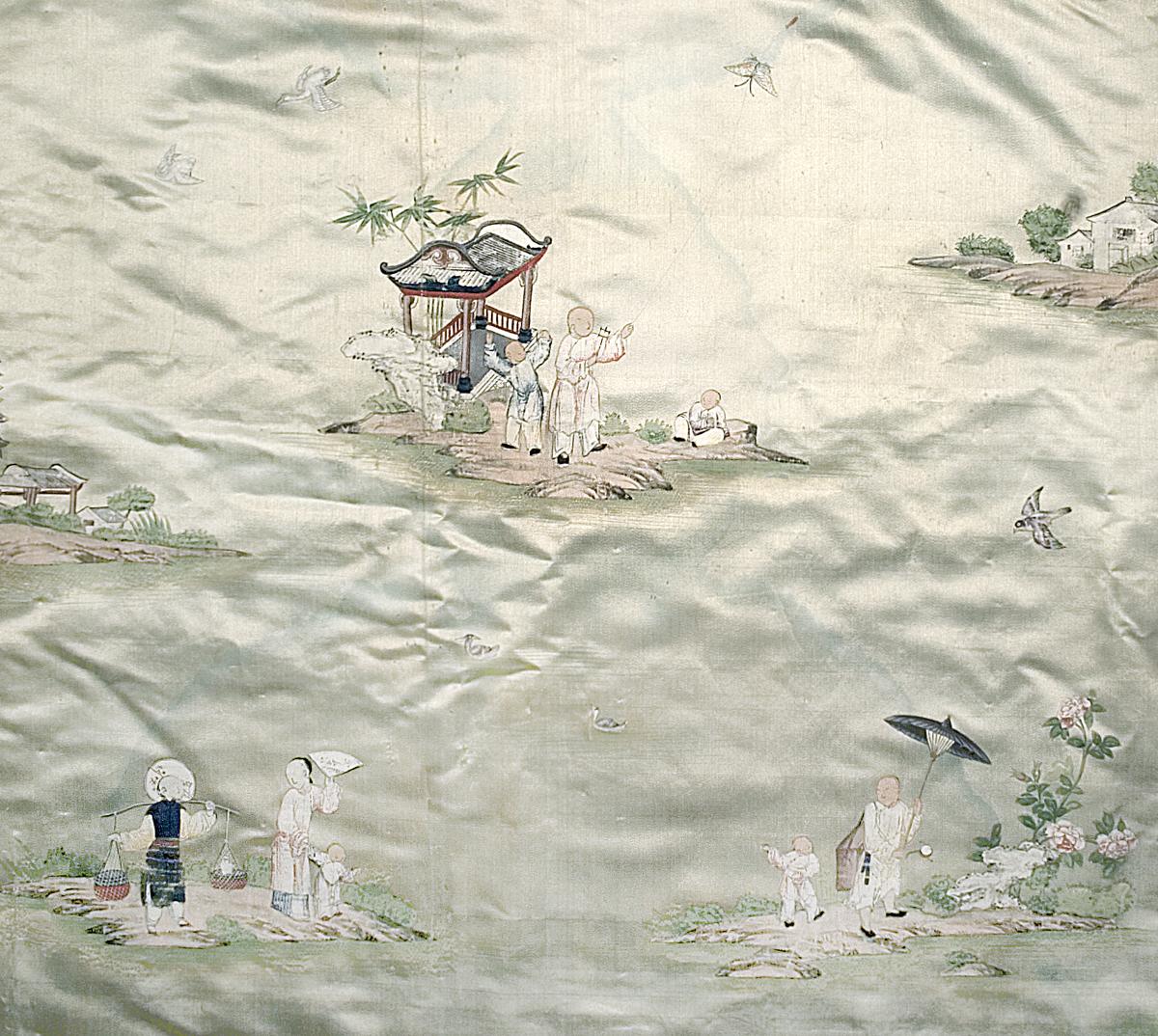 1958.0604 A Window Hanging, Side Curtain, Pattern Detail #4