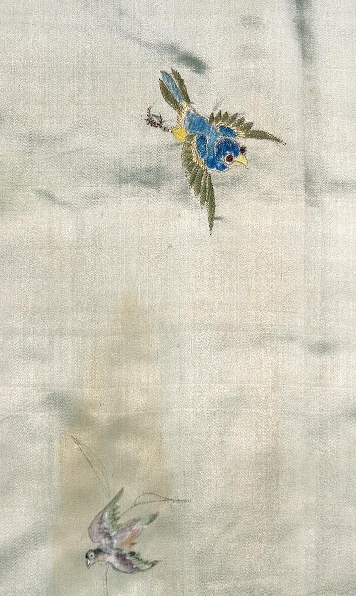 1958.0604 A Window Hanging, Side Curtain, Fabric Detail #2