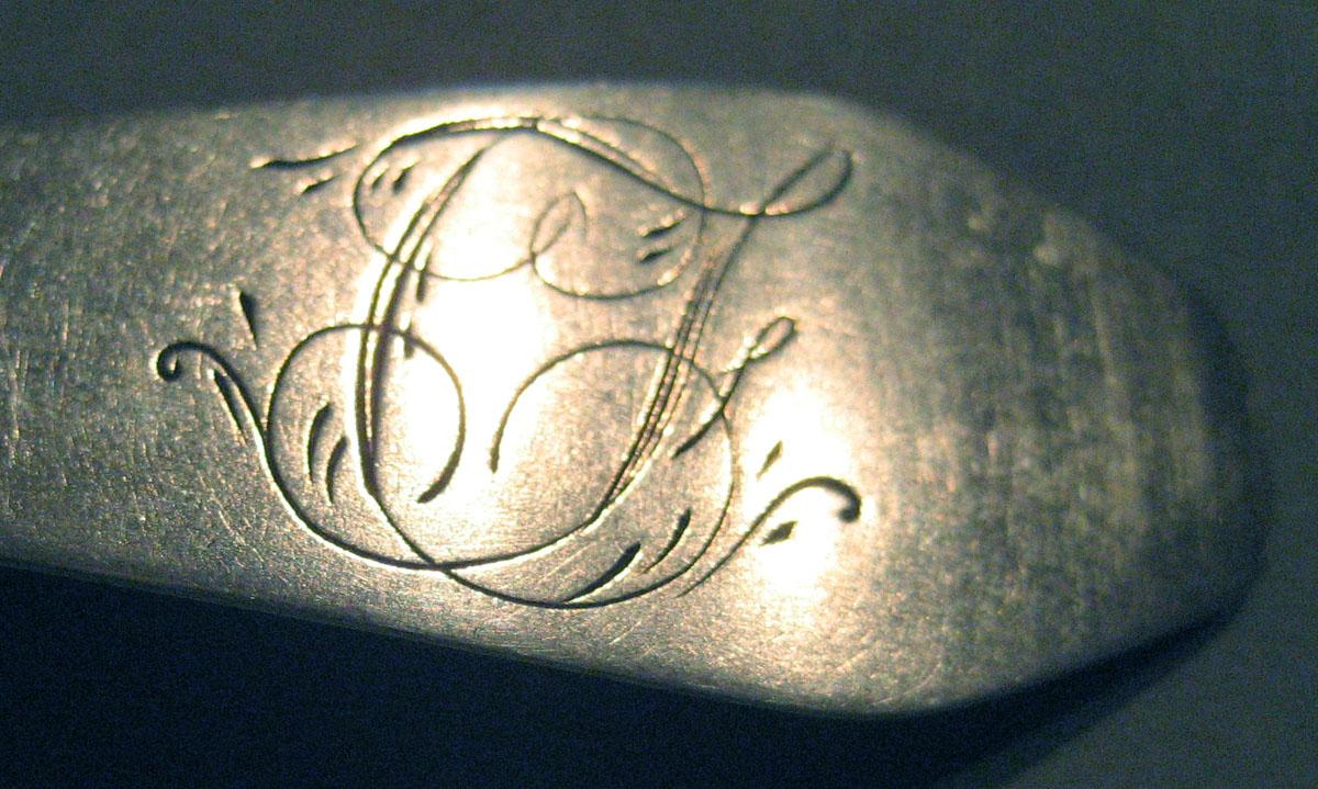 1998.0004.241.005 Silver Spoon engraving