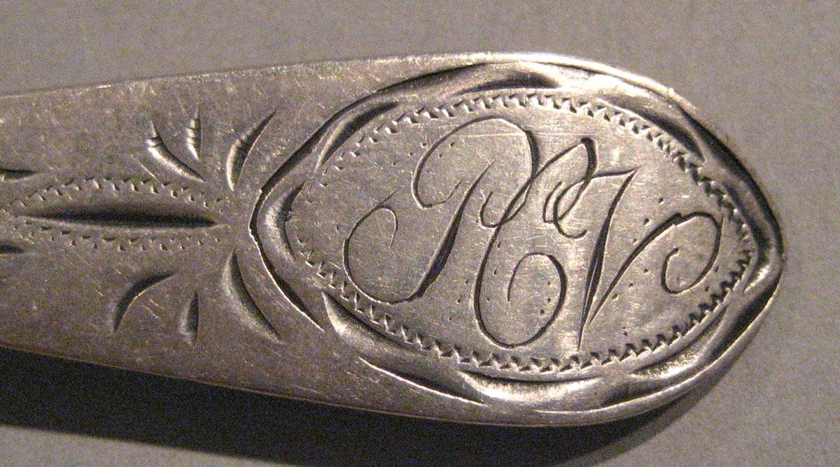 1998.0004.242 Silver Spoon engraving