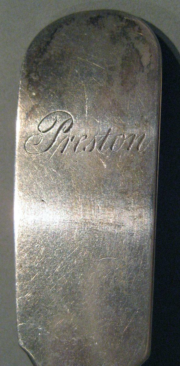 1998.0004.248 Silver Spoon engraving