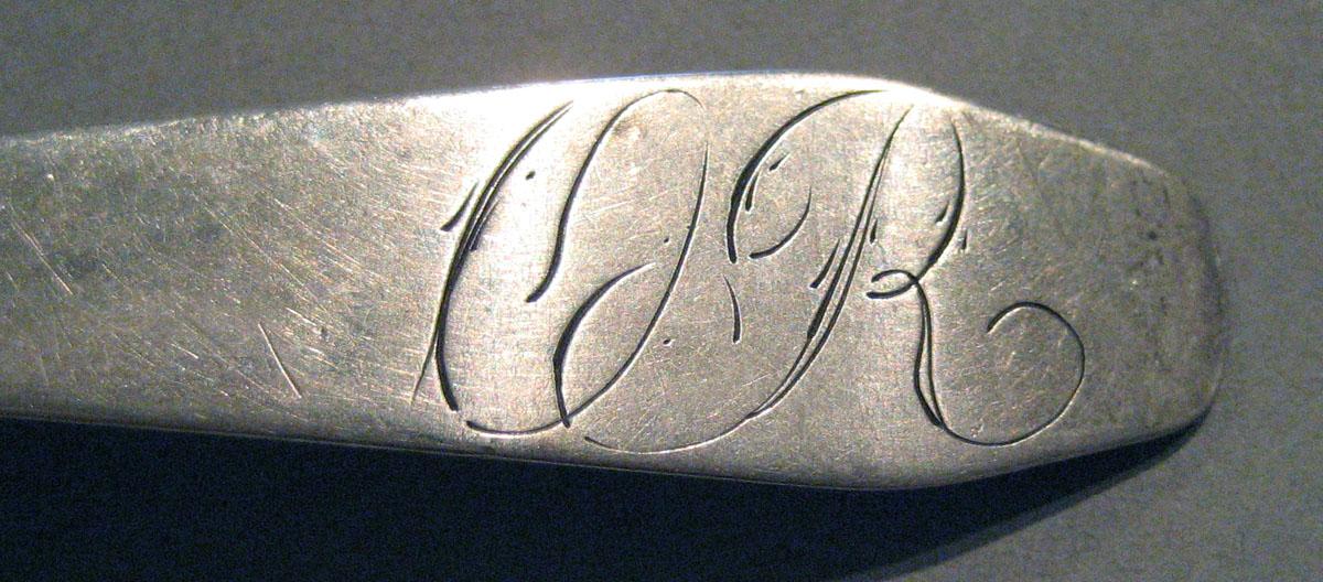 1998.0004.250.001 Silver Spoon engraving