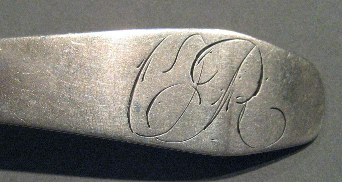 1998.0004.250.002 Silver Spoon engraving