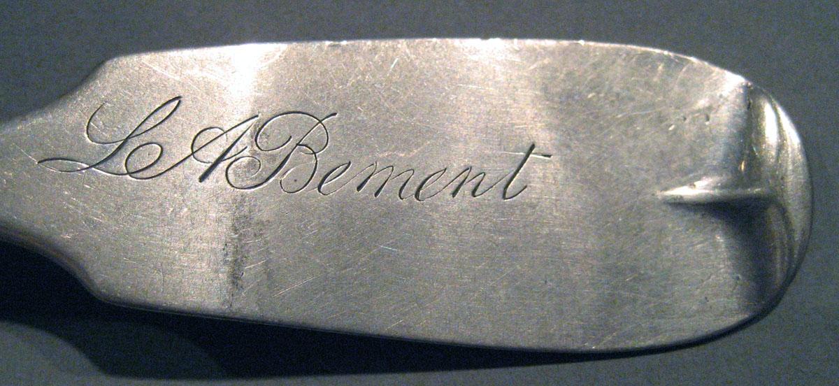 1998.0004.253.001 Silver Spoon engraving