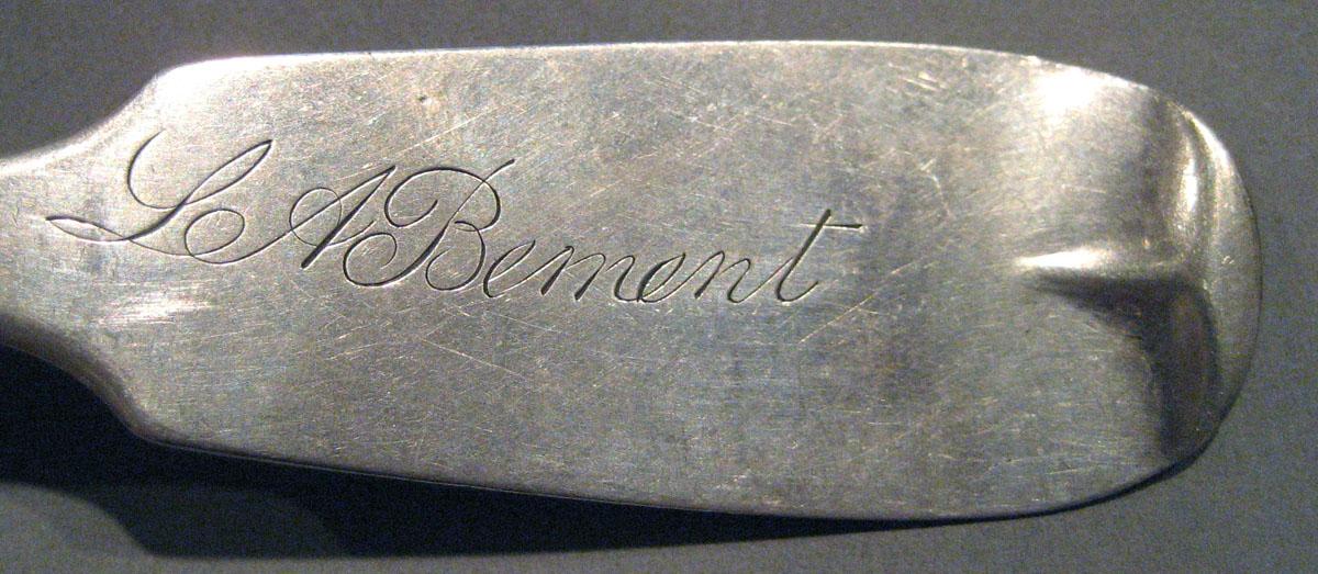 1998.0004.253.002 Silver Spoon engraving