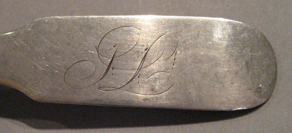 1998.0004.256 Silver Spoon engraving