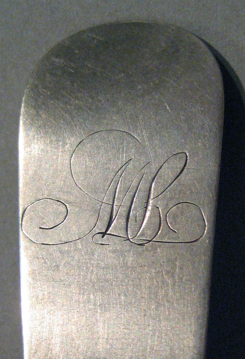 1998.0004.261 Silver Spoon engraving