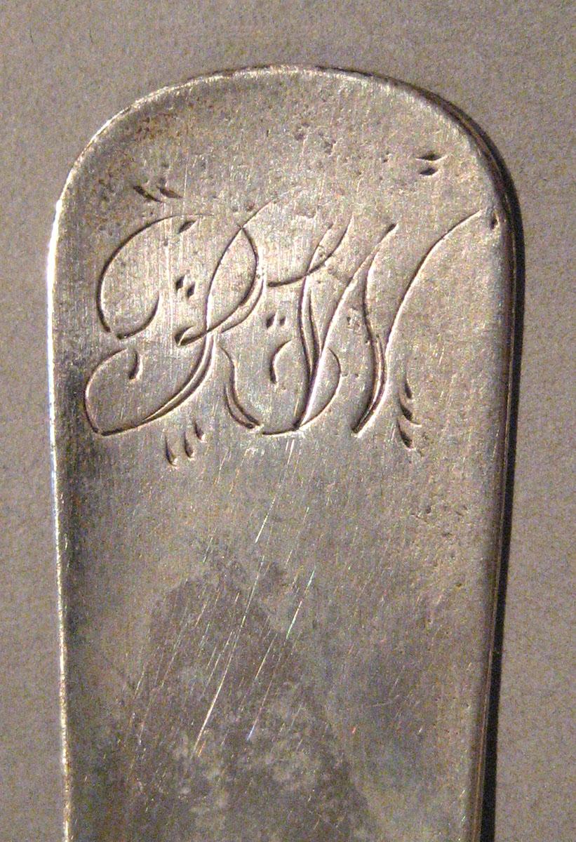1998.0004.263 Silver Spoon engraving