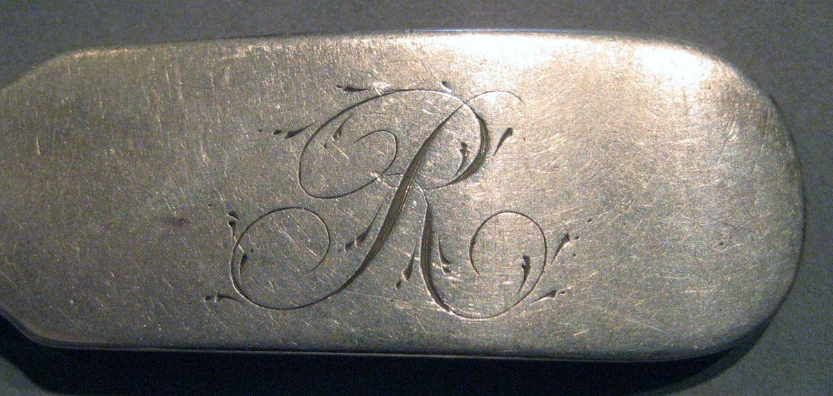 1998.0004.266 Silver Spoon engraving