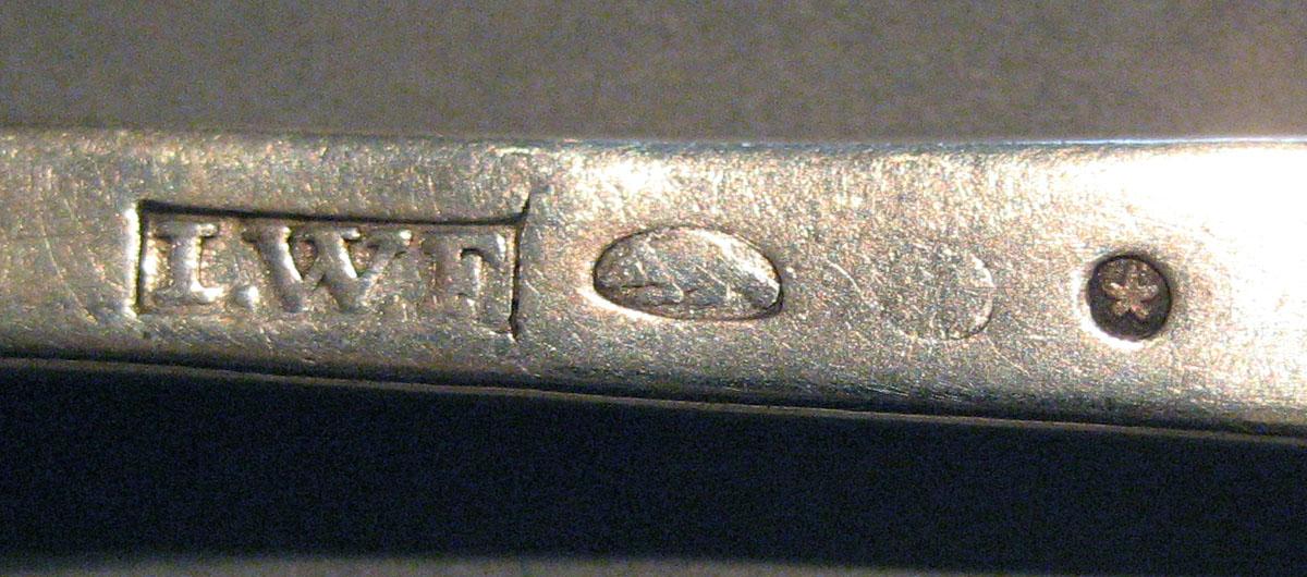 1998.0004.266 Silver Spoon marks