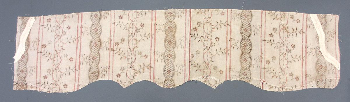 1958.0605.001 Textile, printed reverse