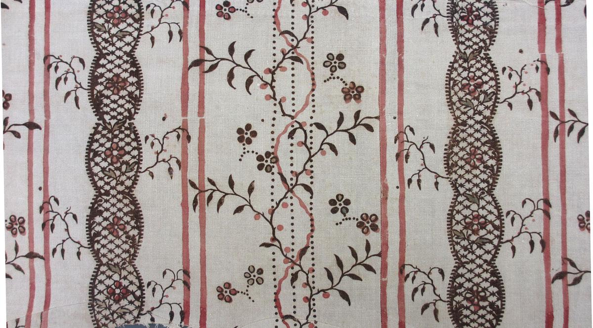 1958.0605.001 Textile, printed detail