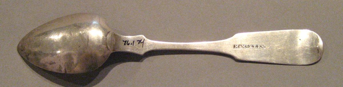 1998.0004.267.001 Silver Spoon underside