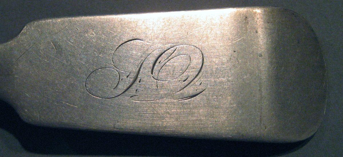 1998.0004.268 Silver Spoon engraving