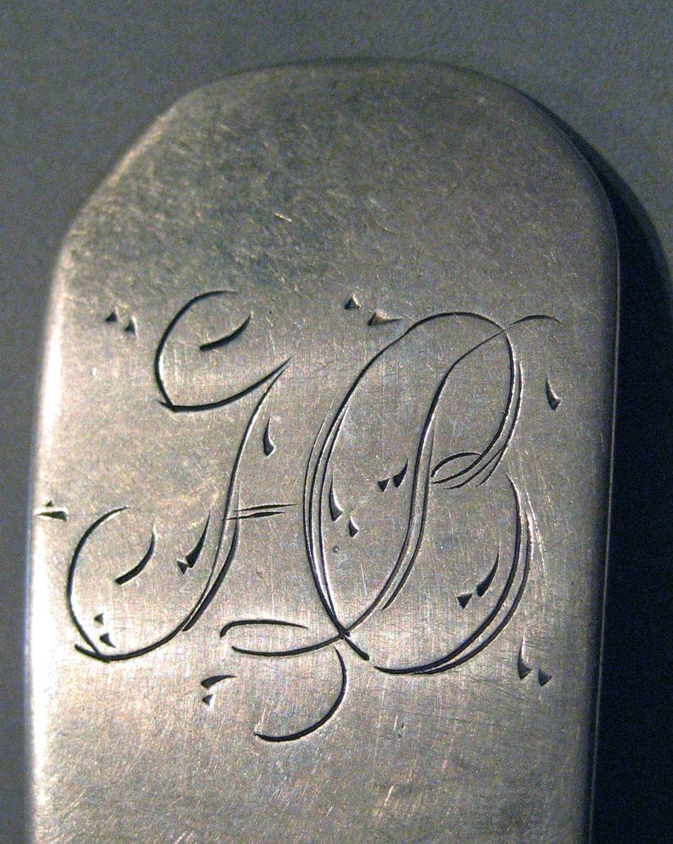 1998.0004.271.001 Silver Spoon engraving