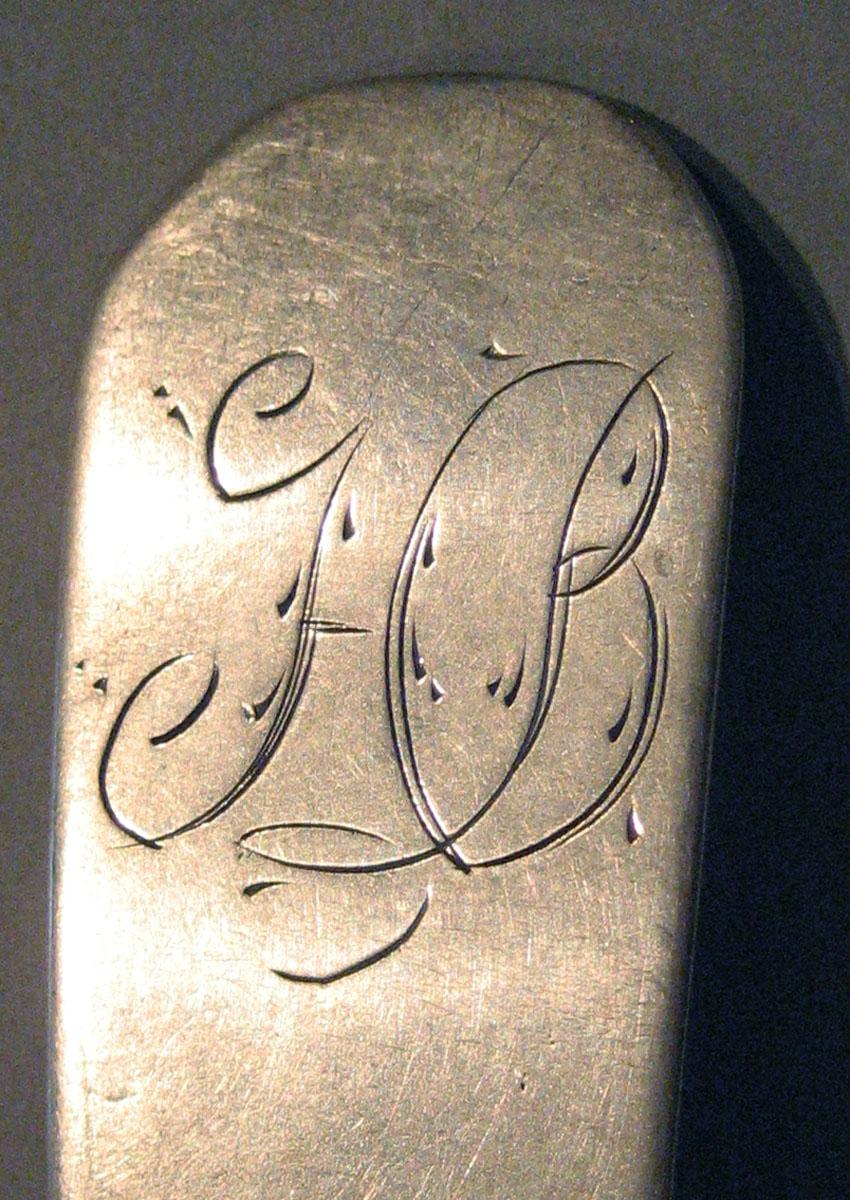 1998.0004.271.002 Silver Spoon engraving