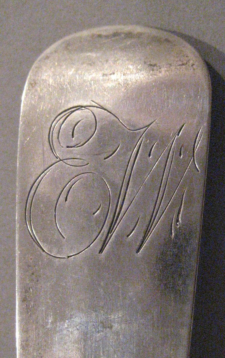 1998.0004.272.001 Silver Spoon engraving