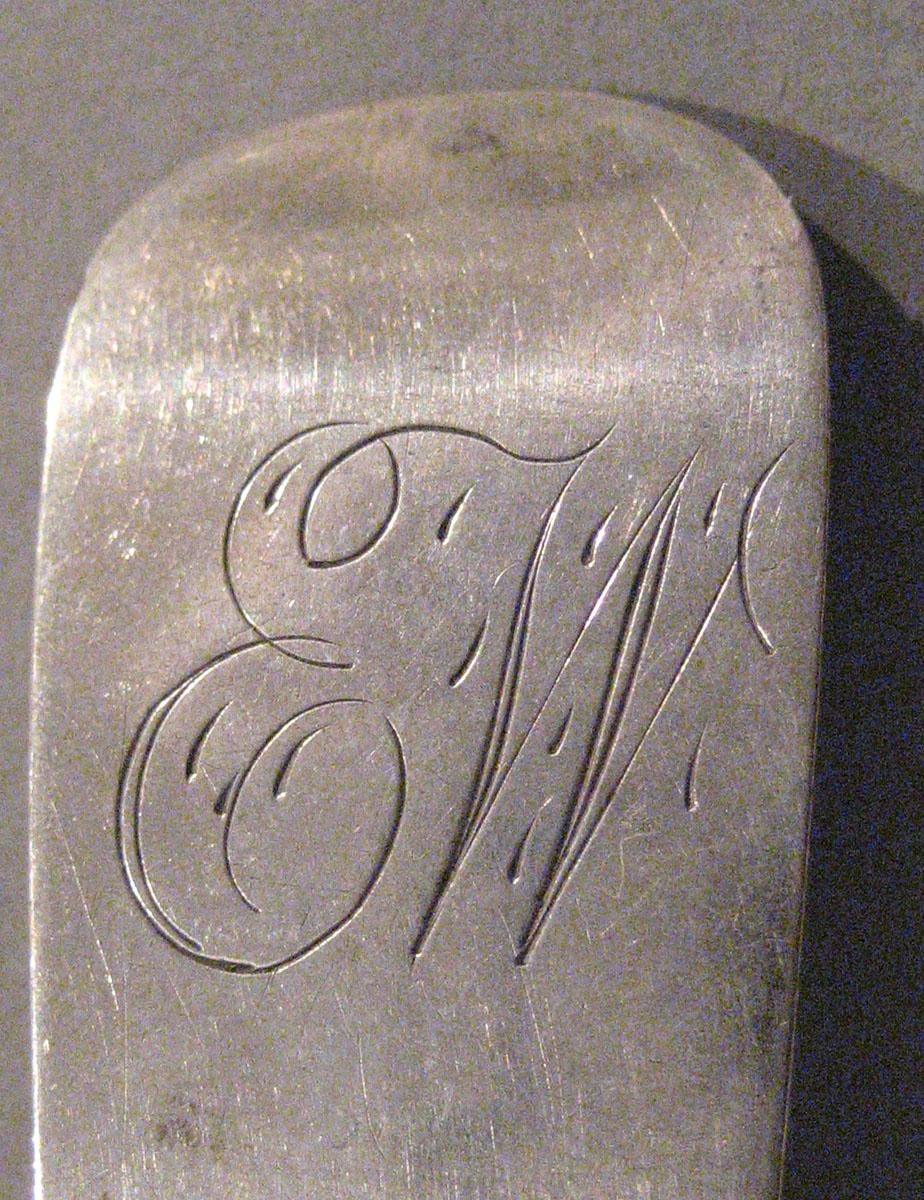 1998.0004.272.003 Silver Spoon engraving