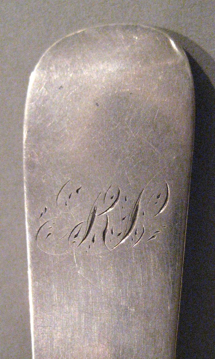 1998.0004.276 Silver Spoon engraving
