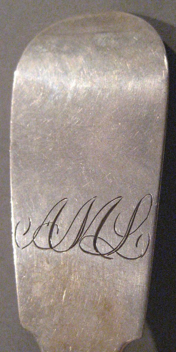 1998.0004.277.001 Silver Spoon engraving
