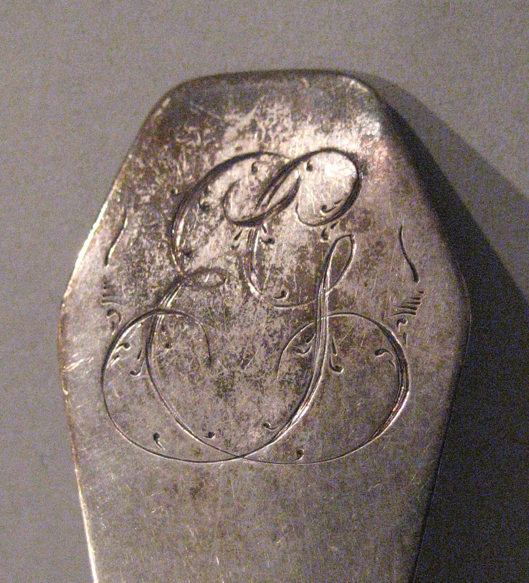 1998.0004.278 Silver Spoon engraving
