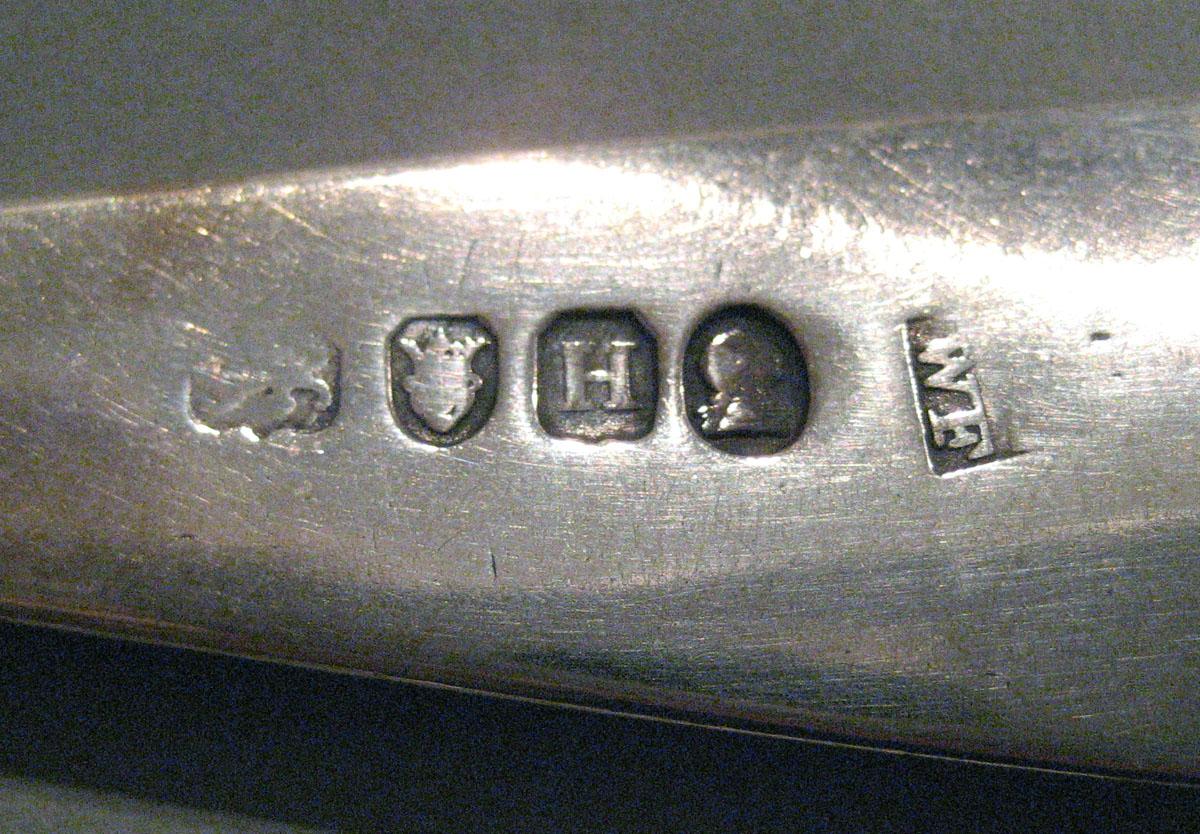 1998.0004.280 Silver Spoon marks