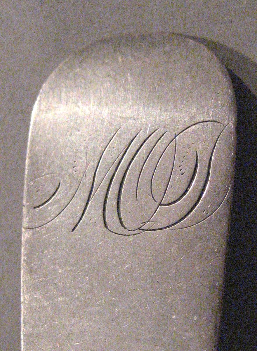 1998.0004.281 Silver Spoon engraving