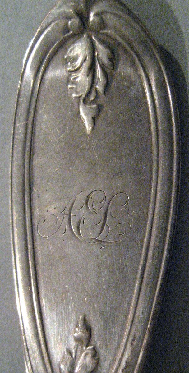 1998.0004.283 Silver Spoon engraving