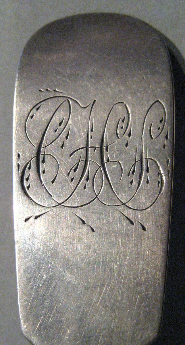 1998.0004.285 Silver Spoon engraving