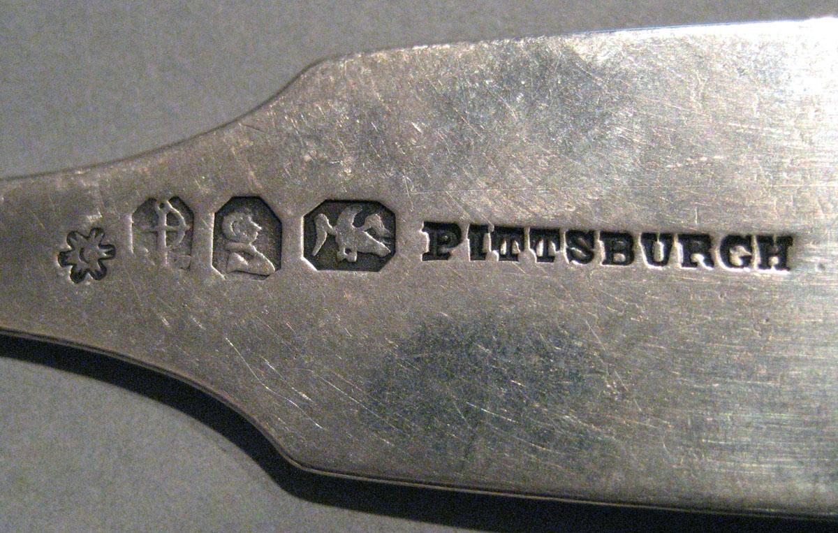 1998.0004.285 Silver Spoon marks