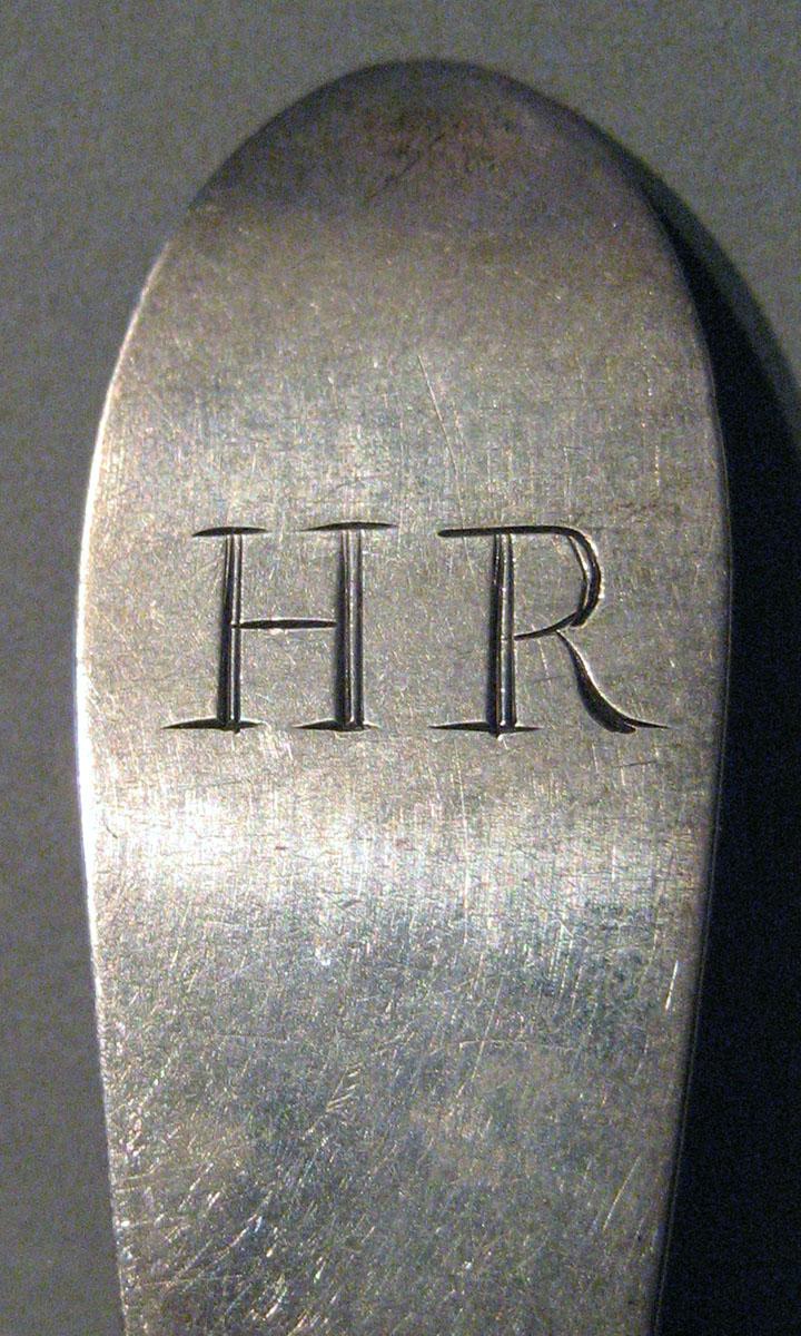 1998.0004.286.001 Silver Spoon engraving