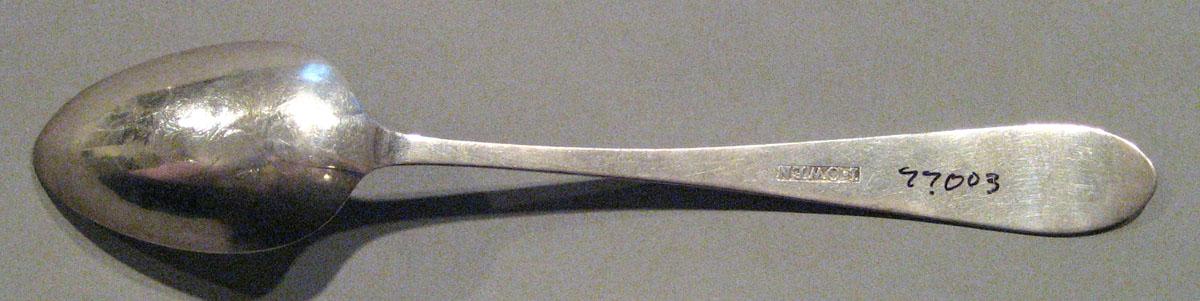 1998.0004.286.003 Silver Spoon underside