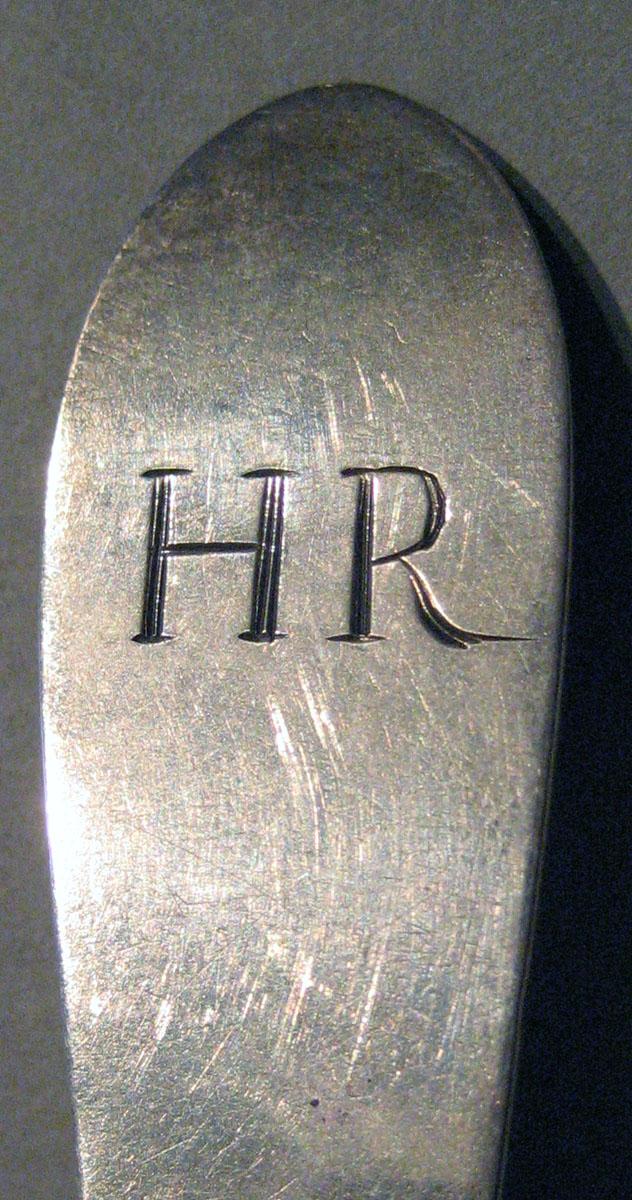 1998.0004.286.003 Silver Spoon engraving