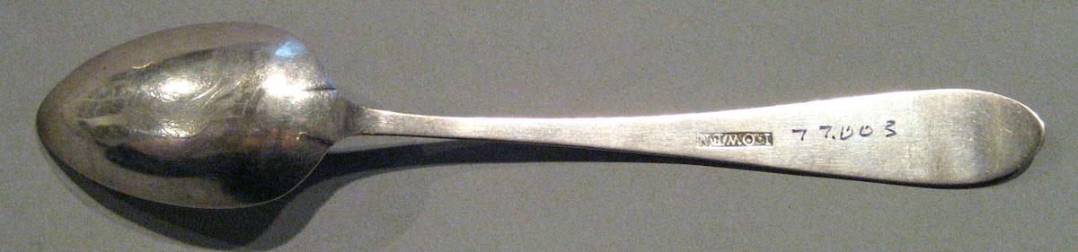 1998.0004.286.005 Silver Spoon underside