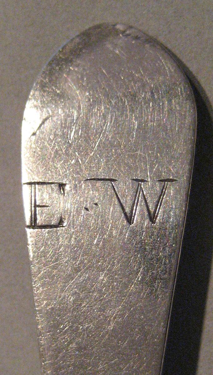 1998.0004.287 Silver Spoon engraving