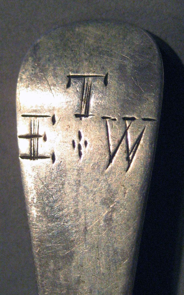 1998.0004.288 Silver Spoon engraving