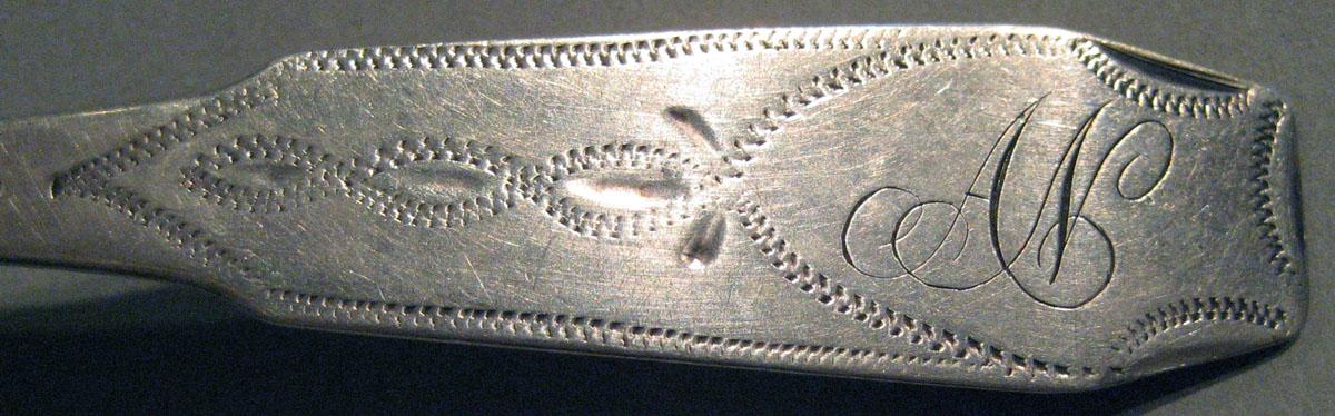 1998.0004.289 Silver Spoon engraving